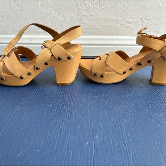 Kork-Ease Bagley Vachetta Leather Block Heel Platform Sandal - Picture 6 of 9